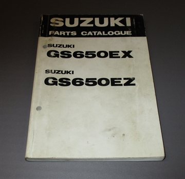 Suzuki GS 650 EX part list
